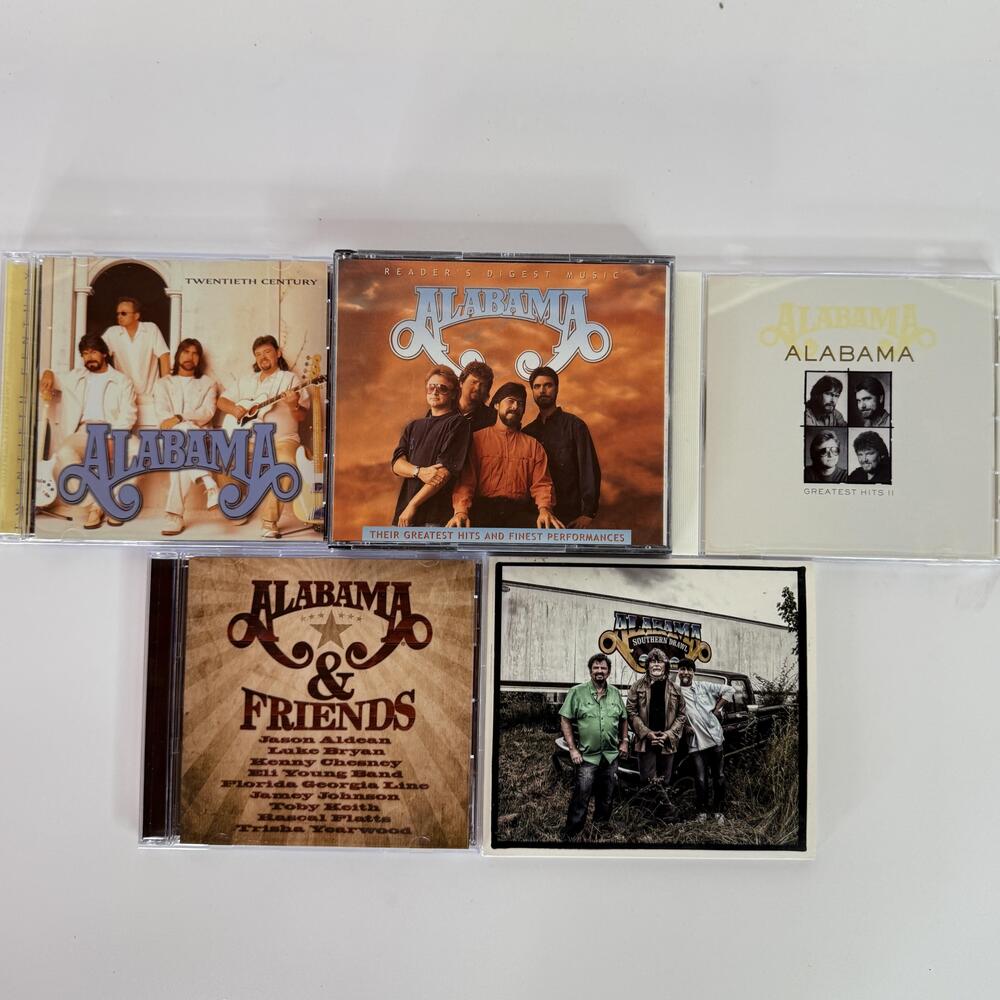 Alabama CD Lot 5 Twentieth Century Greatest Hits Friends Southern Drawl Country